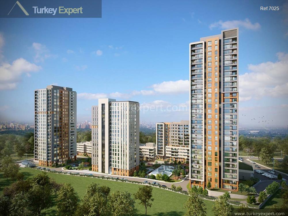 پروژه آپارتمان مسکونی ارزان قیمت با حمایت دولت در Bahcesehir استانبول 0