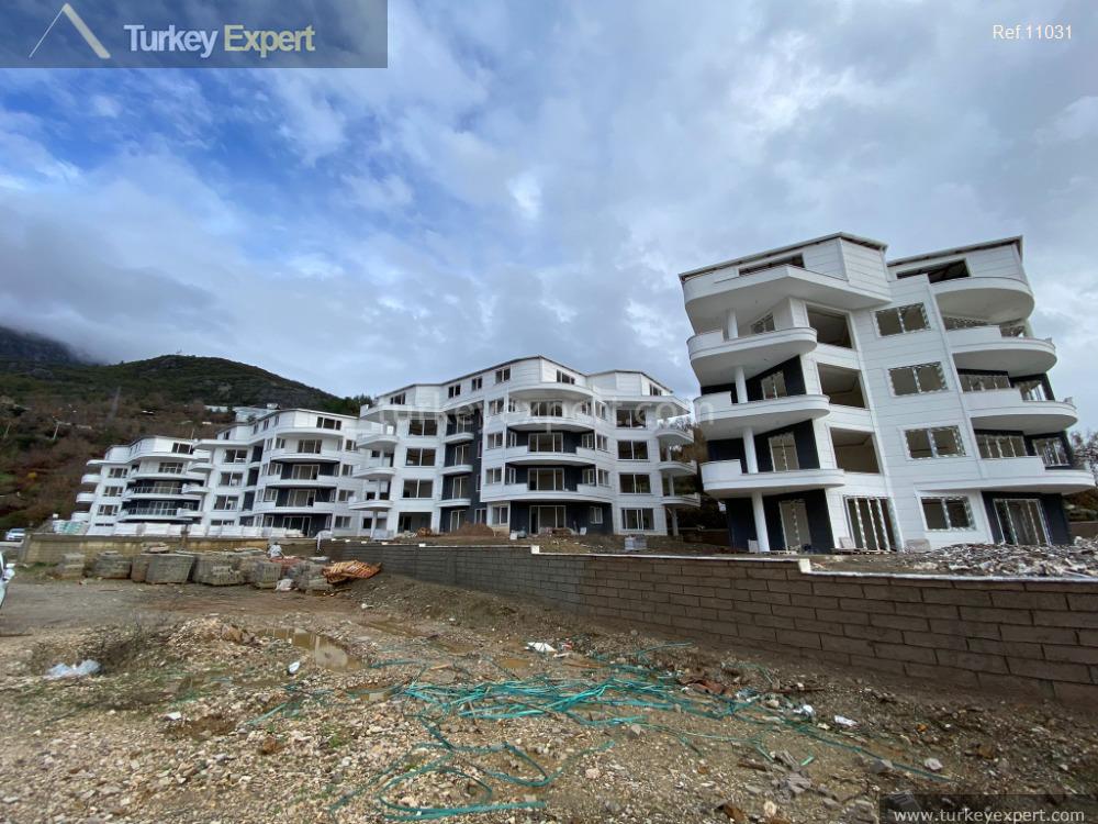apartments and duplexes in a complex with facilities in alanya34