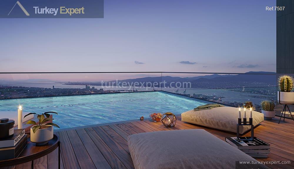 luxurious apartments in izmir with city and sea view18