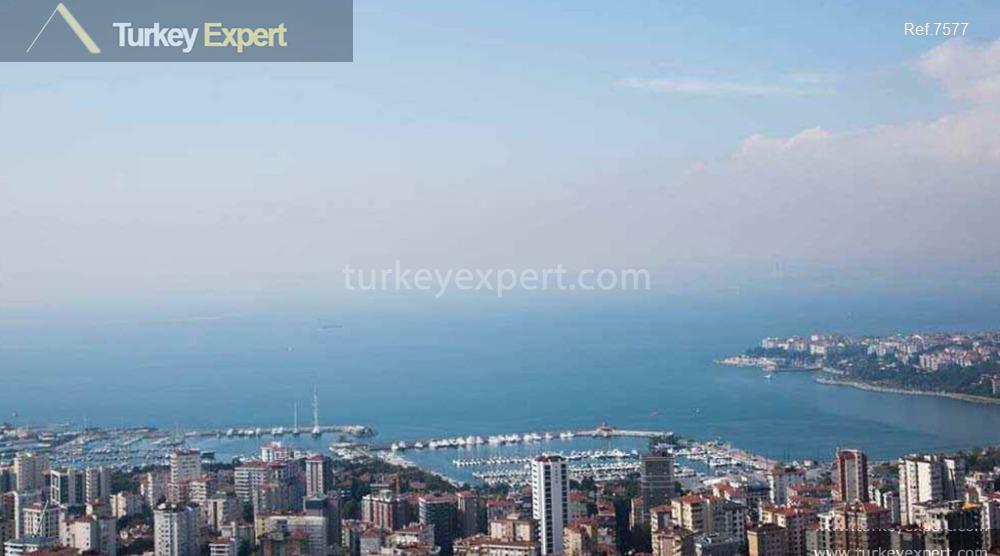 Amazing city, islands, and sea view apartments for sale in Bagdad street, Kadikoy 0