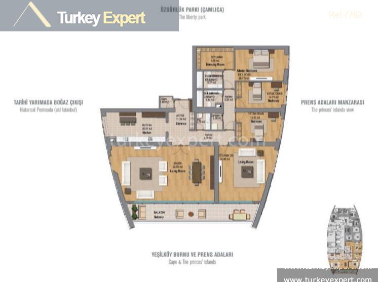 _fp_luxury bosphorus view highrise condo for sale in kadikoy istanbul4