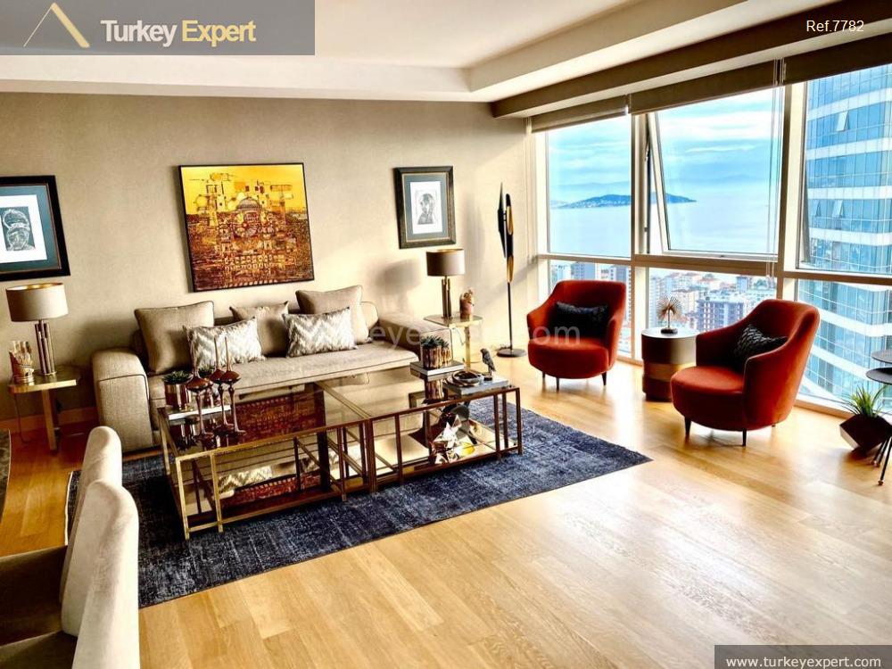 Luxury Bosphorus view high-rise condo for sale in Kadikoy, Istanbul 1