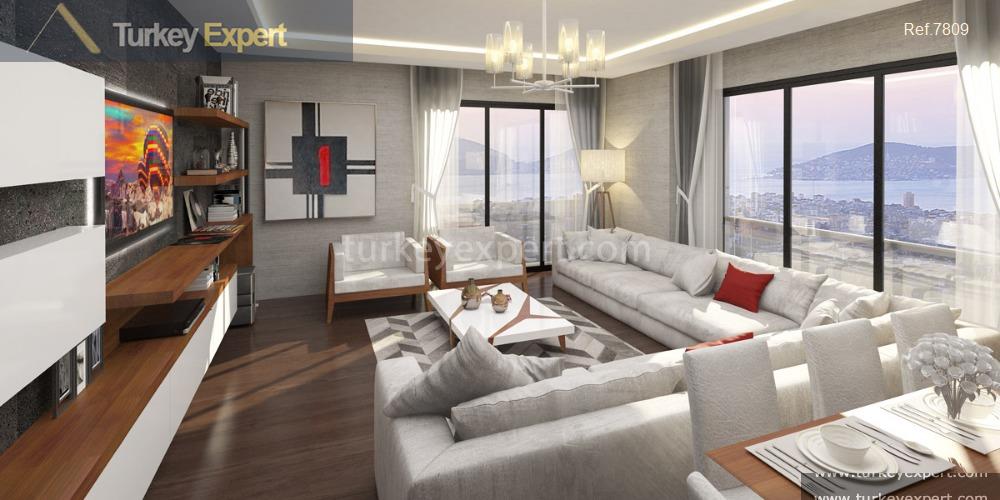 High-rise apartment project in Istanbul Kartal with open sea views 0