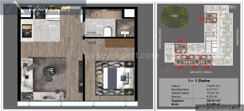 _fp_apartments for sale on a new project in kagithane istanbul2