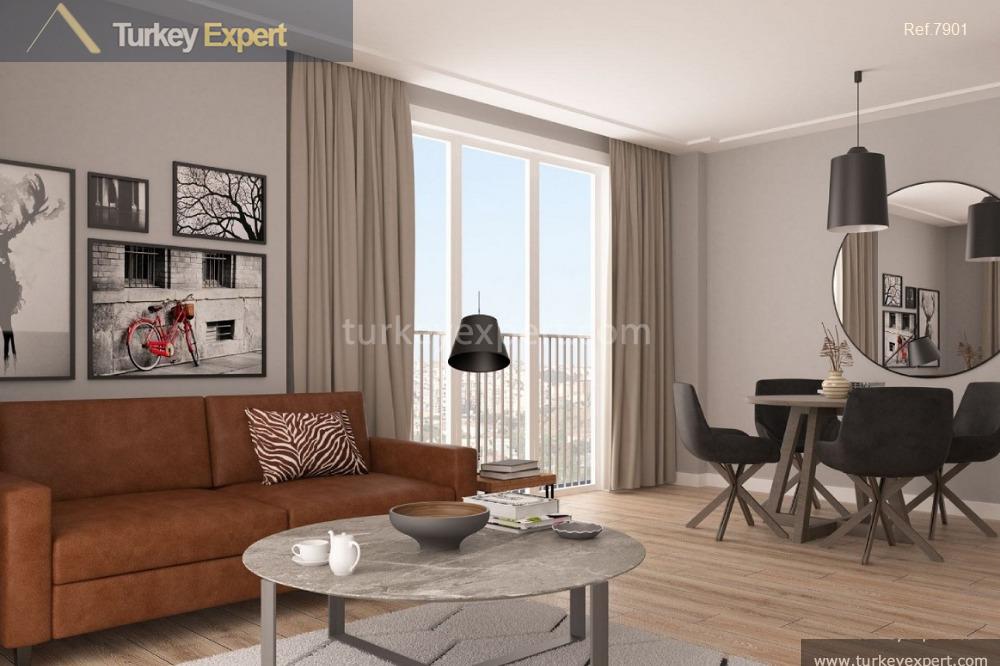 Apartments for sale on a new project in Kagithane Istanbul 1