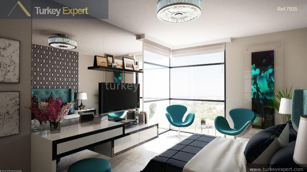 Sea-view apartments for sale in Alanya Mahmutlar at a central location with facilities 0