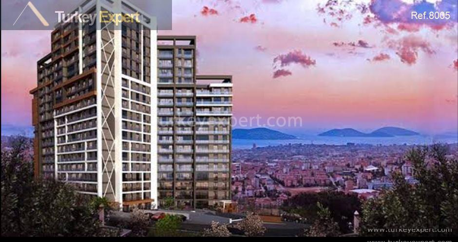 sea and forest view apartments for sale in kartal istanbul