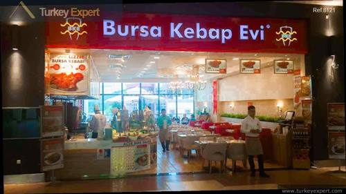 commercial property in istanbul rented by a restaurant chain suitable for turkish citizenship