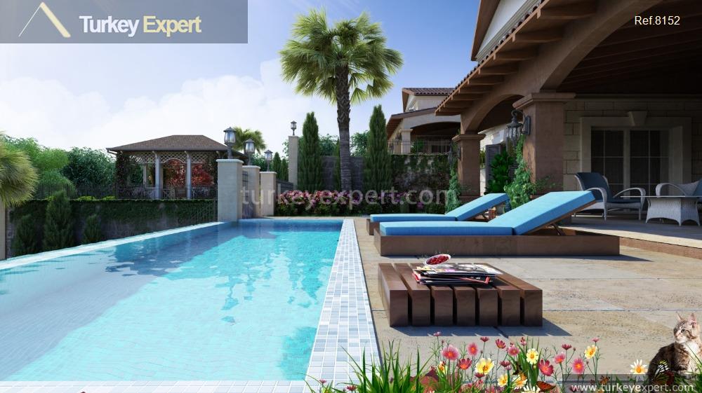 Traditional style sea view villa with private pool and garden in Kusadasi 1