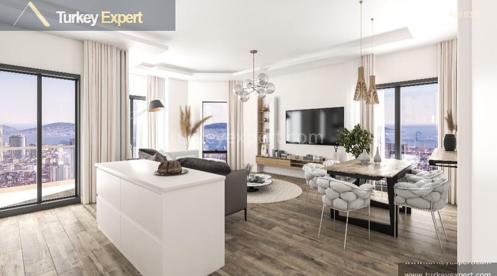 Продажа новых квартир с видом на море в районе Kartal, Стамбул 1