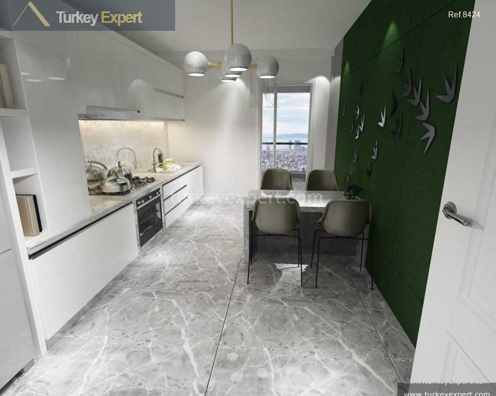 Affordable sea-view apartments for sale in Istanbul Kartal with facilities 0