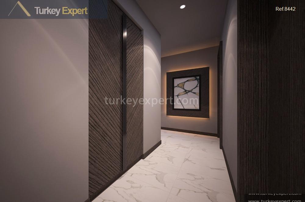 luxurious apartments sale in basaksehir istanbul in a complex with21