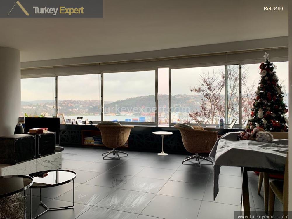 bosphorusview spacious apartment for sale in bebek istanbul21