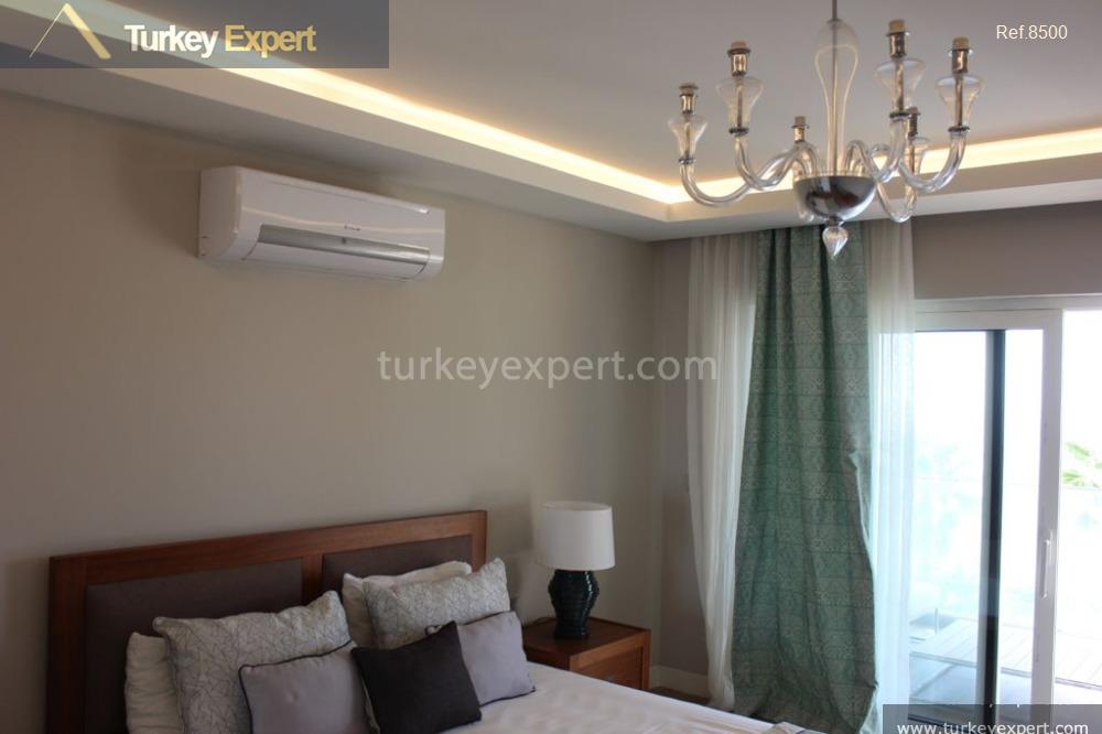 bodrum apartments with private beach pool and garden28