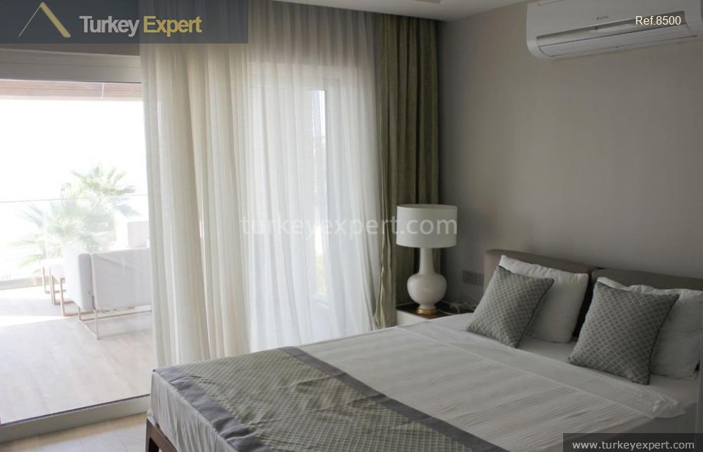 bodrum apartments with private beach pool and garden31