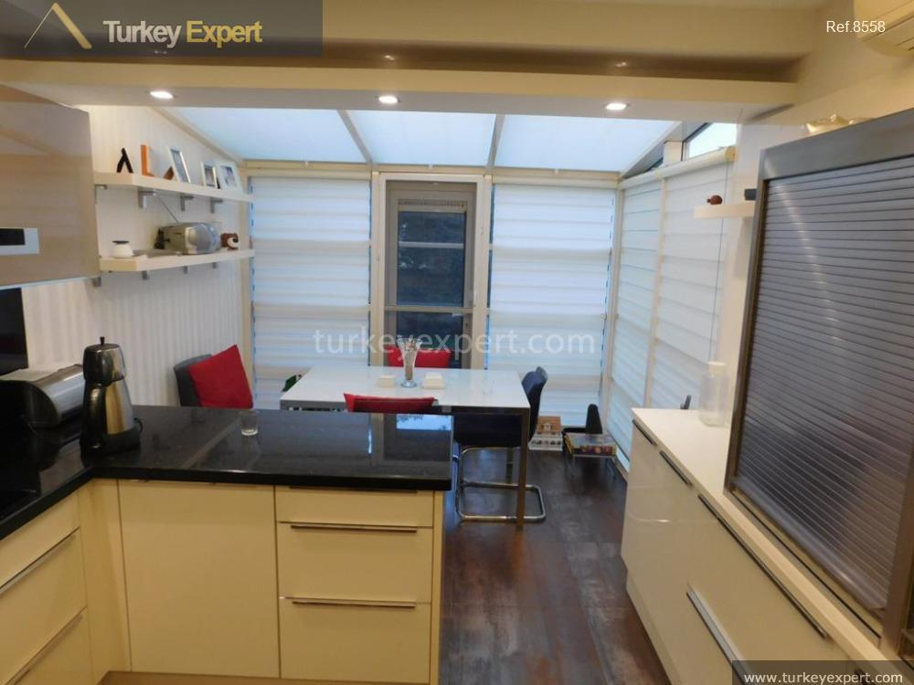 luxurious triplex in zekeriyakoy with a pool garden and more11