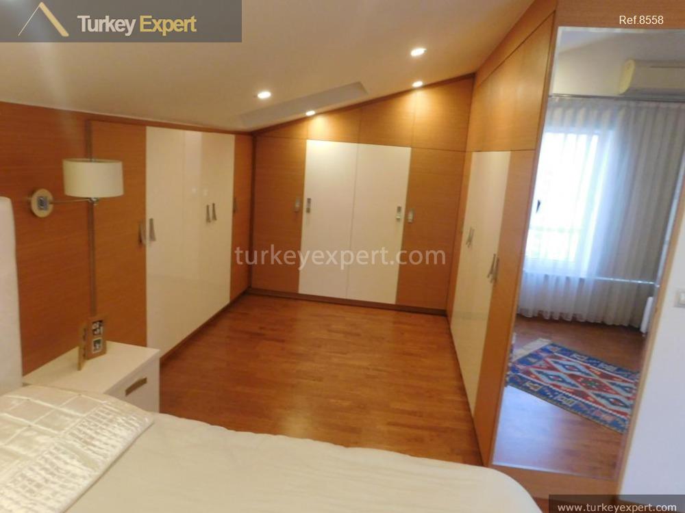 luxurious triplex in zekeriyakoy with a pool garden and more24