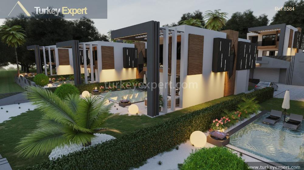 exclusive modern villas with pool sauna hammam and garden for28