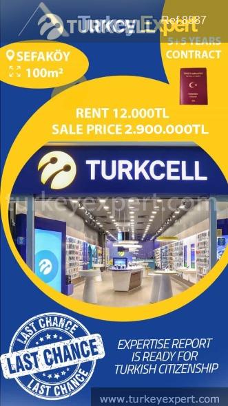 commercial property for sale in istanbul sefakoy tenanted by turkcell1