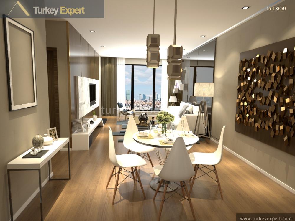 City-view apartments for sale in Kagithane Istanbul with facilities 0