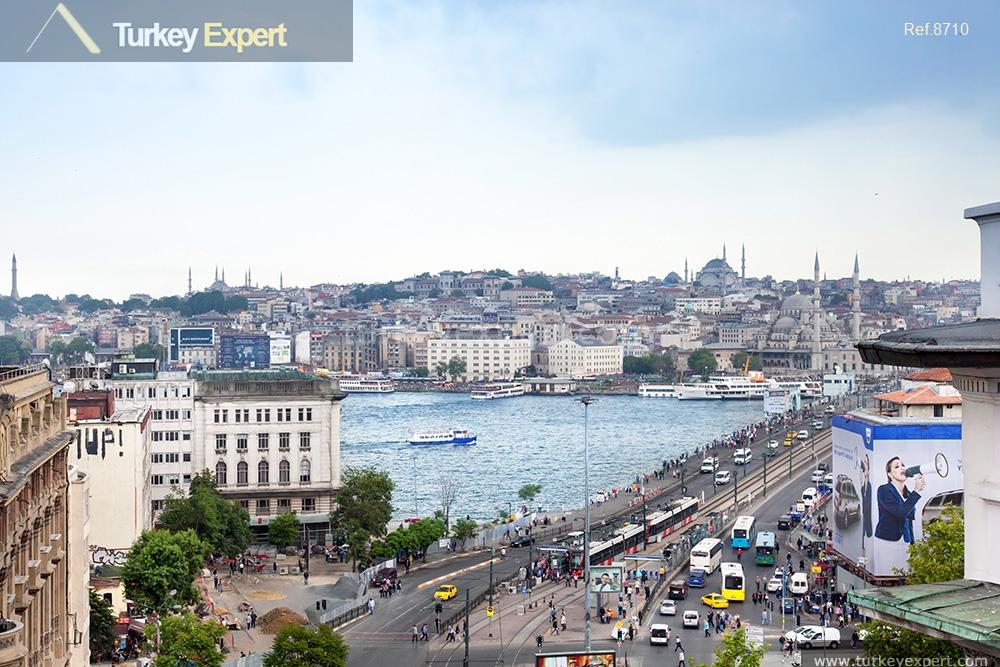 فندق بوتيكي للبيع في اسطنبول، بيأوغلو كاراكوي بإطلالة بحرية، بالقرب من برج غلطة 0
