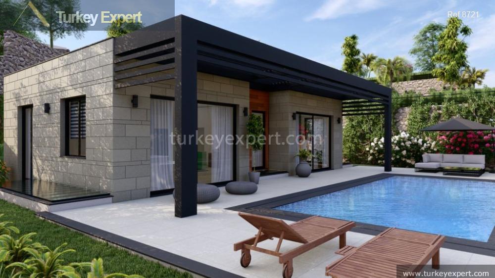 contemporary bodrum properties with a pool in2