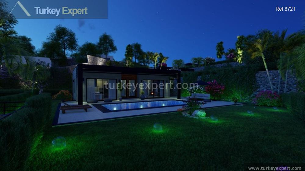 contemporary bodrum properties with a pool in9