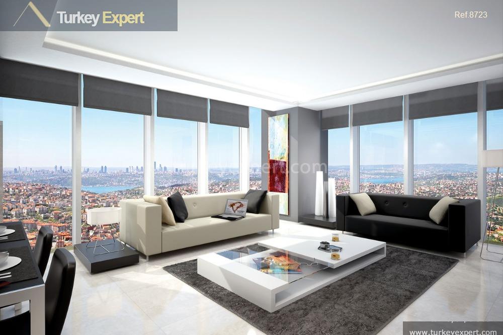 فروش آپارتمانی جذاب در طبقه 44ام یک برج درUmraniye استانبول 0