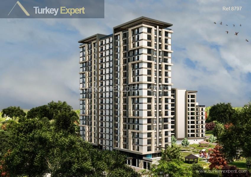 New luxury residential project in Istanbul near the West Marina with sea views 1