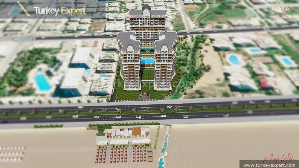 13alanya mahmutlar apartments with various floor plans in a complex44