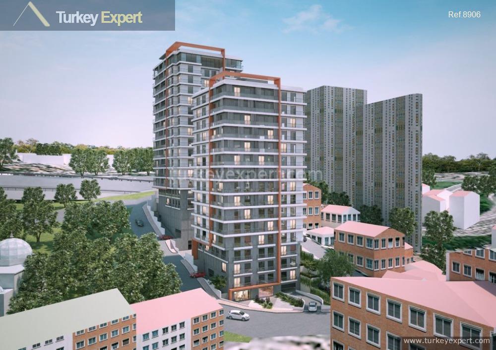 Conveniently located project in Istanbul Kagithane, right on the E5 Highway and Metrobus Line 0