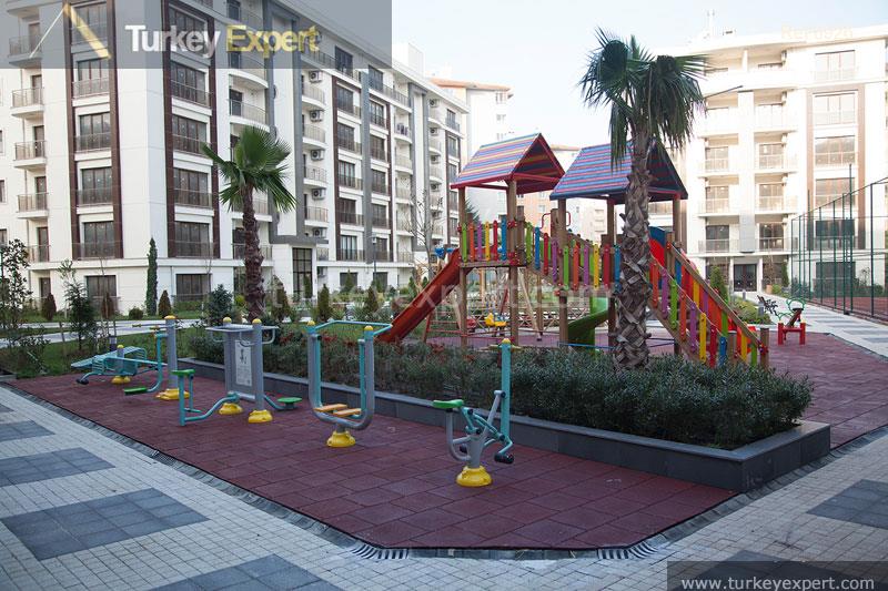 Residential Istanbul apartments in a complex with social facilities situated in Buyukcekmece 3