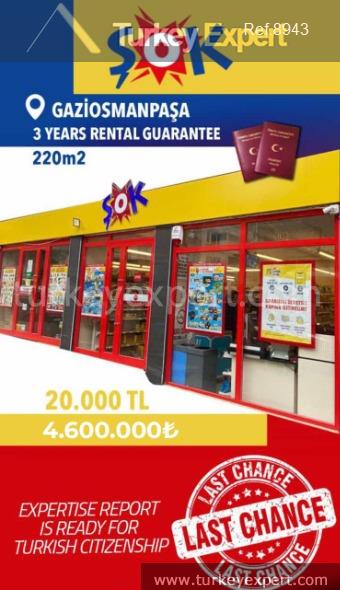 1commercial property tenanted by sok supermarket in gaziosmanpasa istanbul2