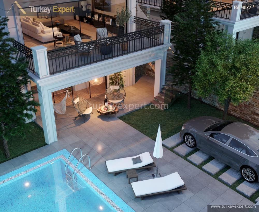 Villas de luxe avec piscine et vue sur la mer à Kusadasi Sogucak. 1